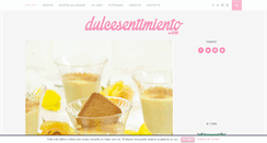 Desktop Screenshot of dulcesentimiento.com